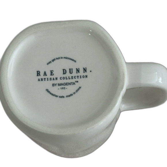 Rae Dunn Artisan Collection by Magenta “CHAMOMILE TEA” Embossed Ceramic Mug. - Picture 7 of 10